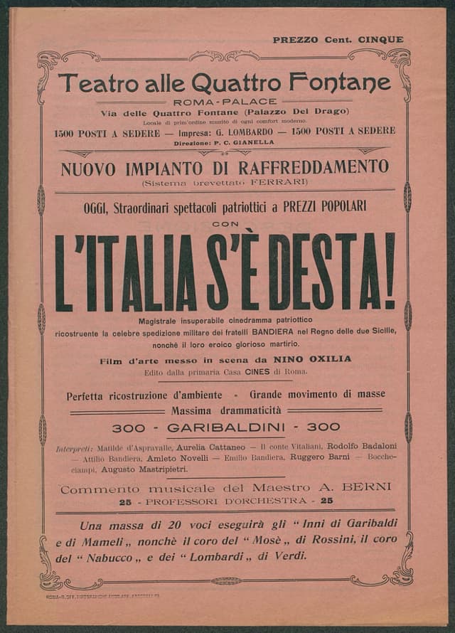 L'Italia s'è desta!