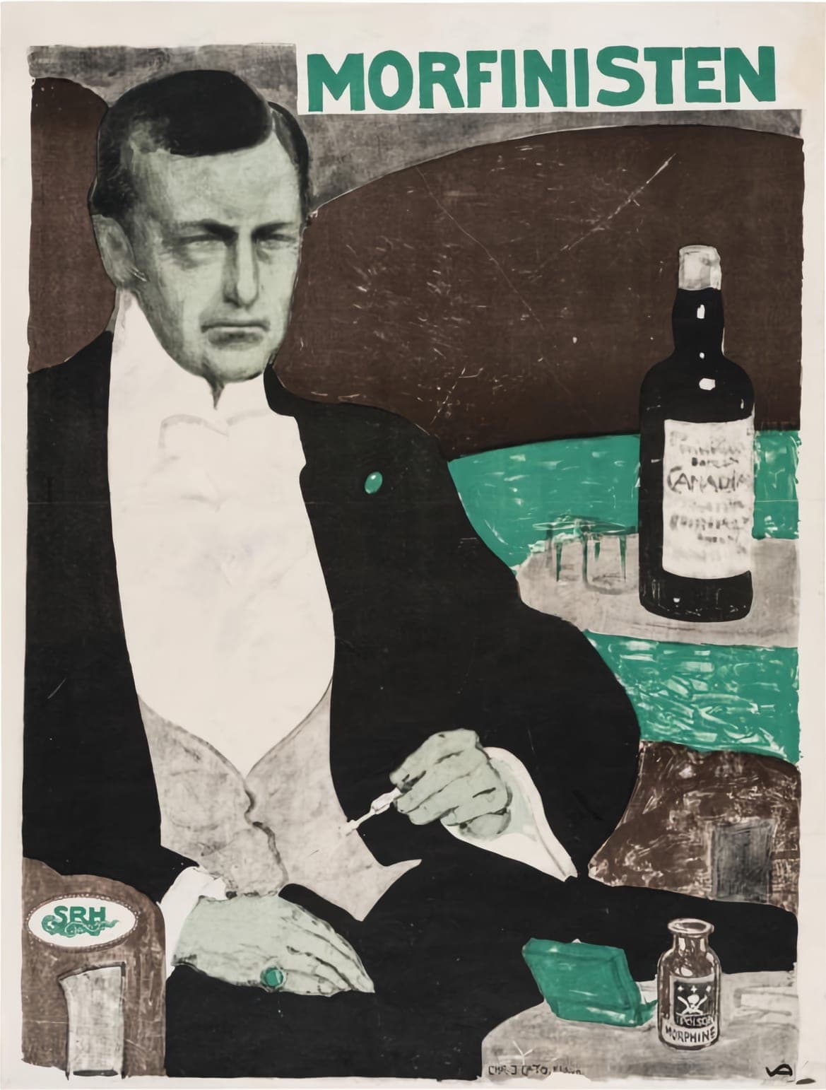 Morfinisten — poster for Morfinisten (1911)