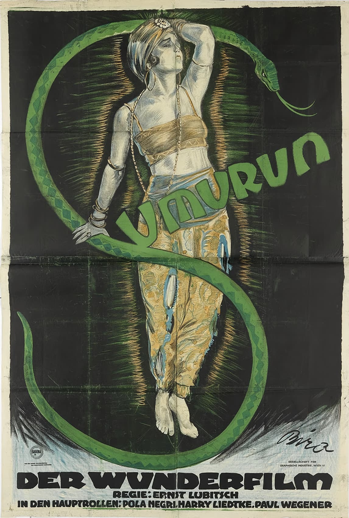 Sumurun — poster for Sumurun (1920)