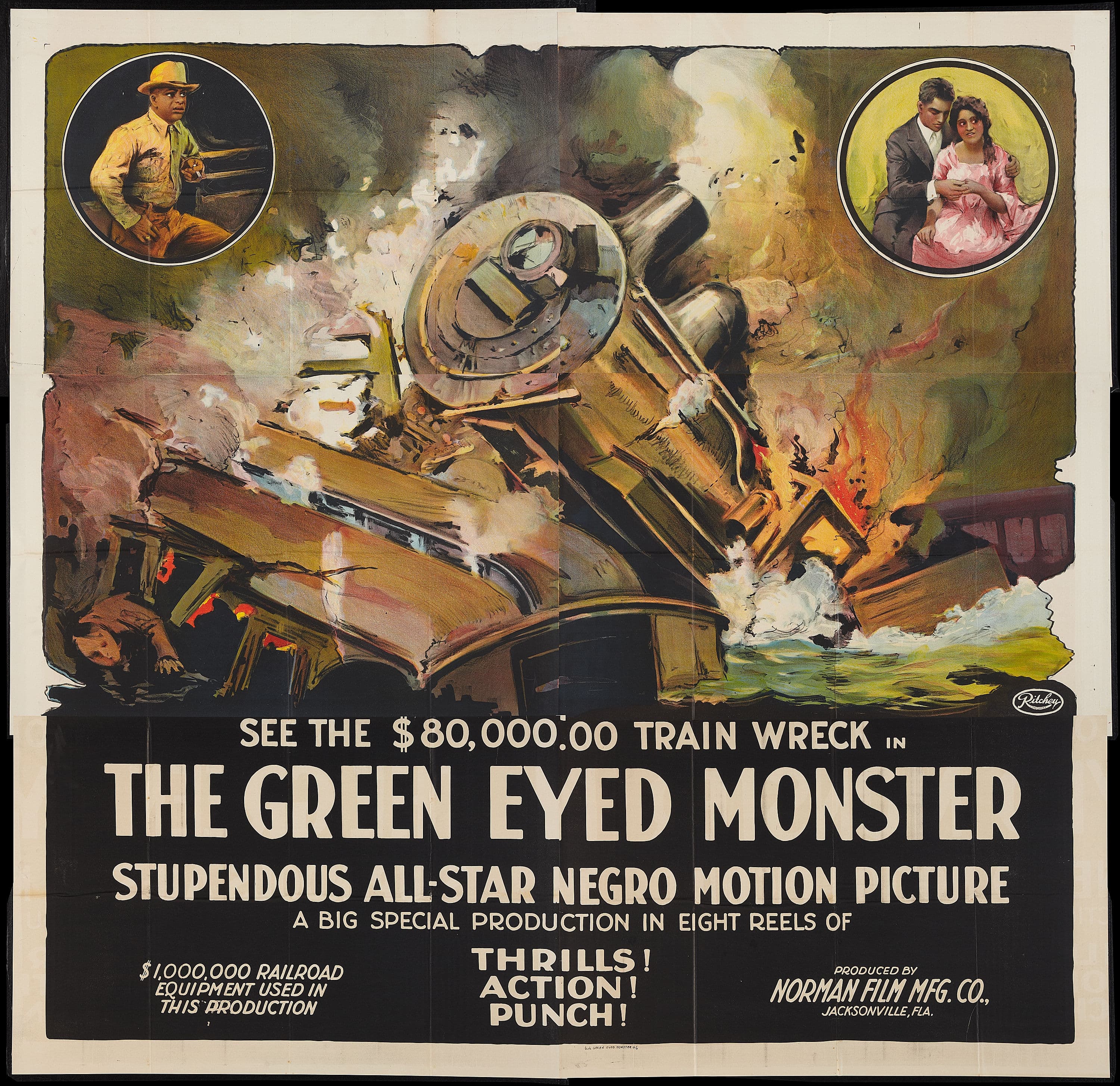 The Green Eyed Monster — poster for The Green Eyed Monster (1919)