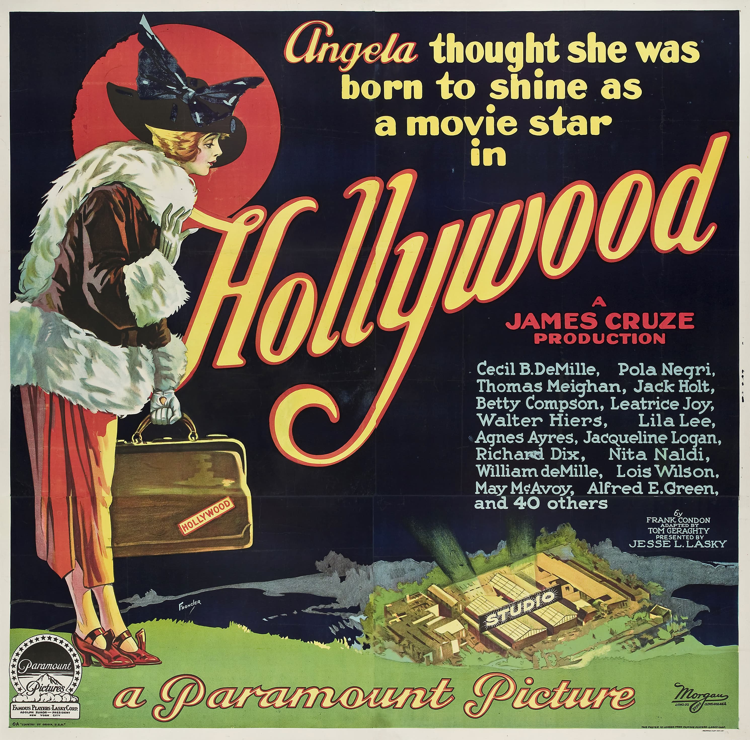 Hollywood — poster for Hollywood (1923)