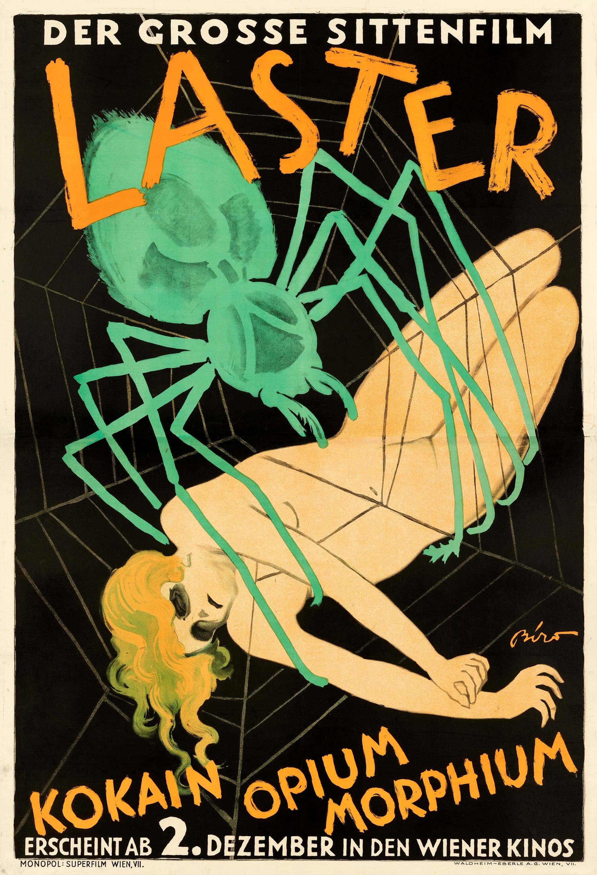 Laster der Menschheit — poster for Laster der Menschheit (1927)