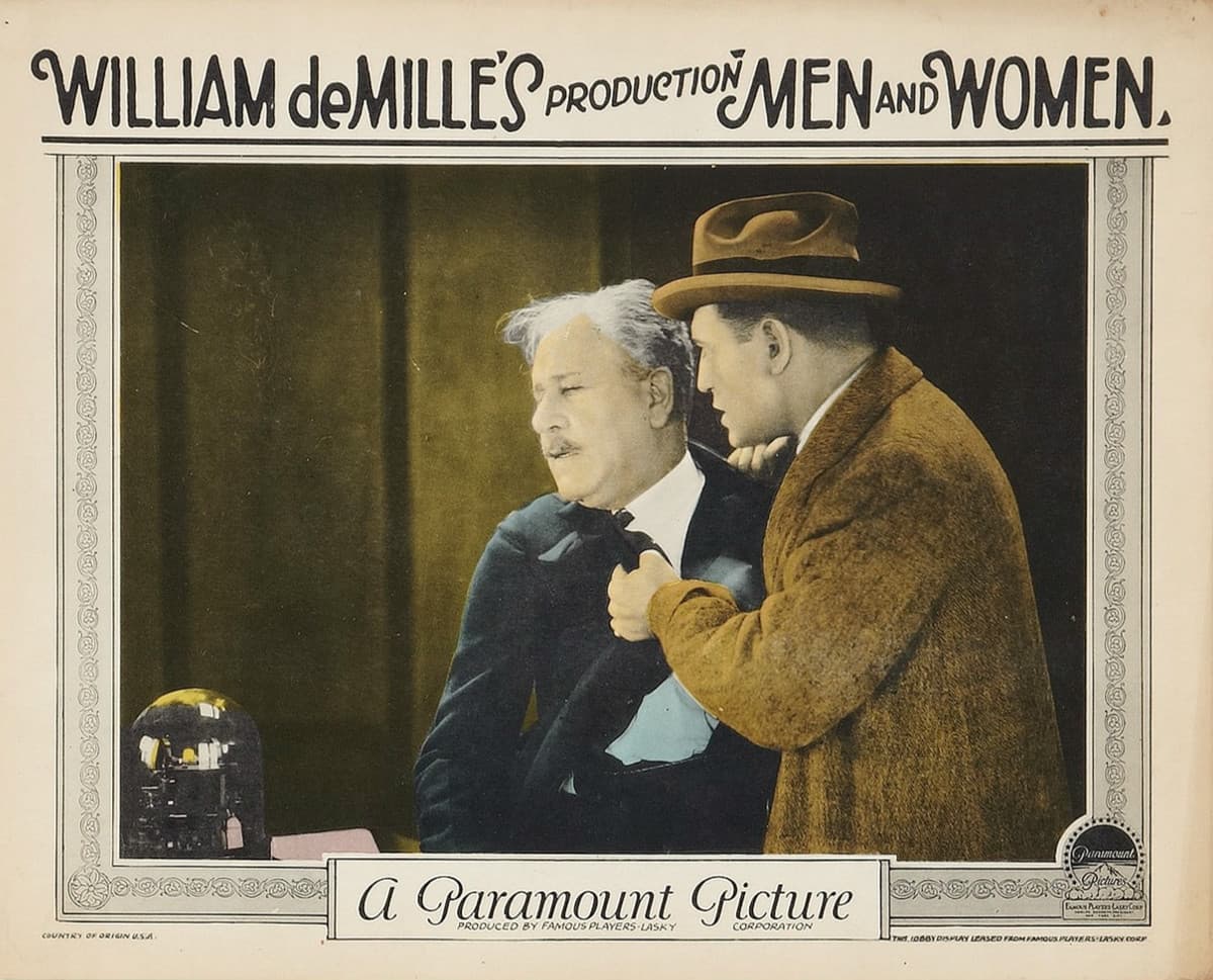 Men and Women (1925) — Lobby Card — poster for Men and Women (1925)