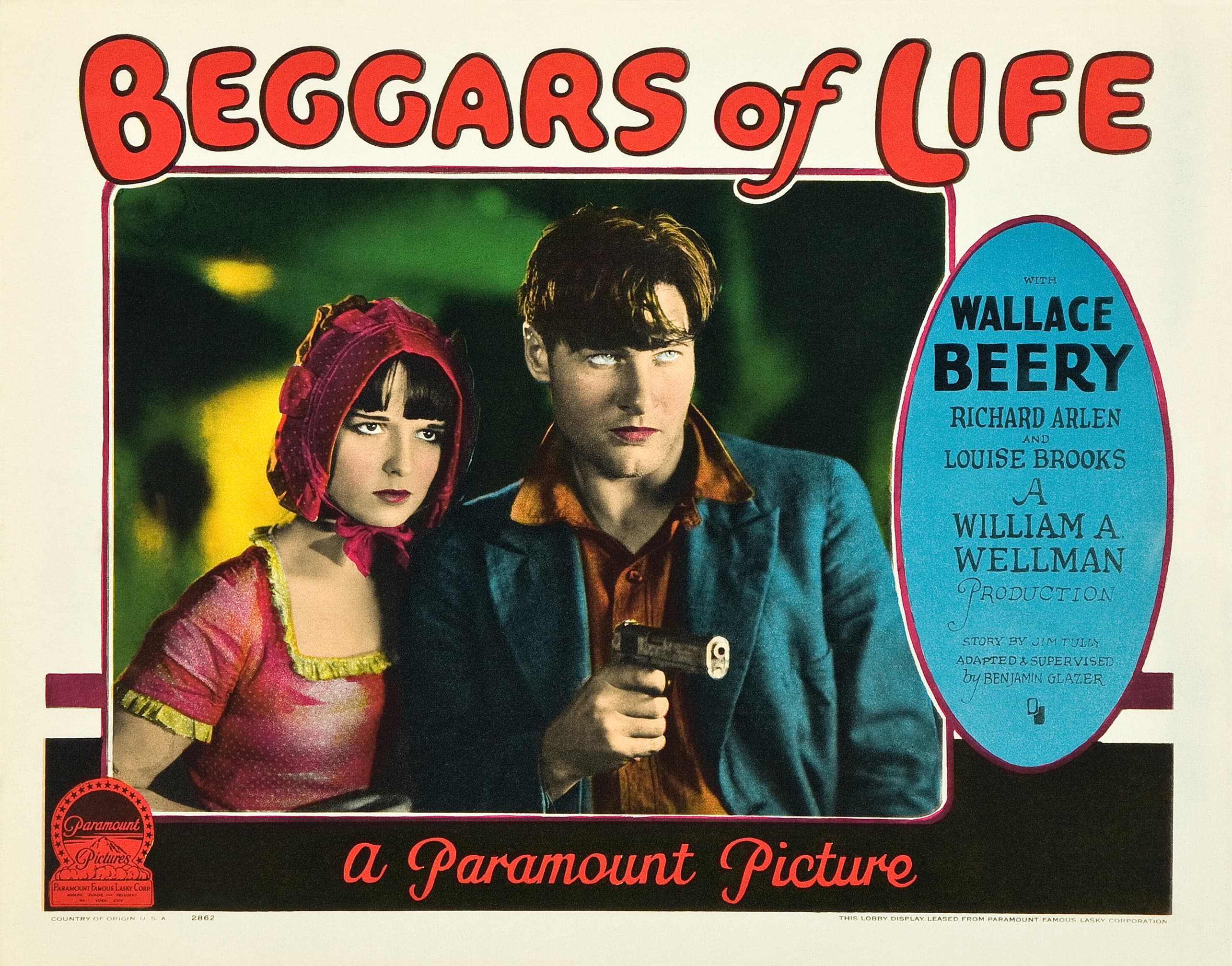 Beggars of Life (1928) — Lobby Card — poster for Beggars of Life (1928)