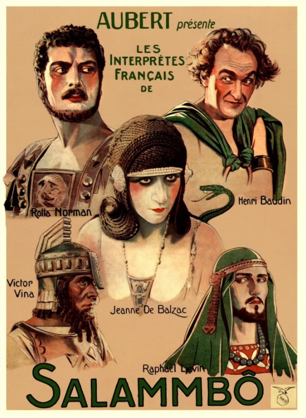 Salammbô — poster for Salammbô (1925)