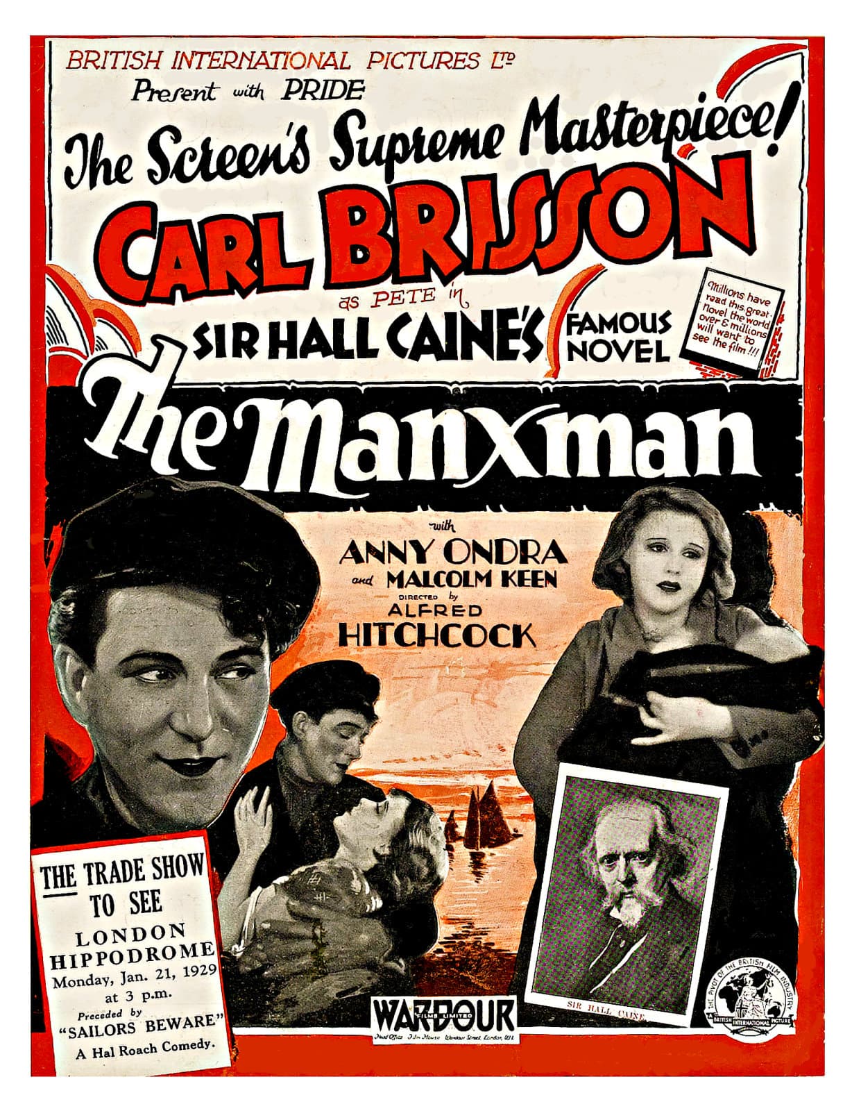 The Manxman — poster for The Manxman (1929)