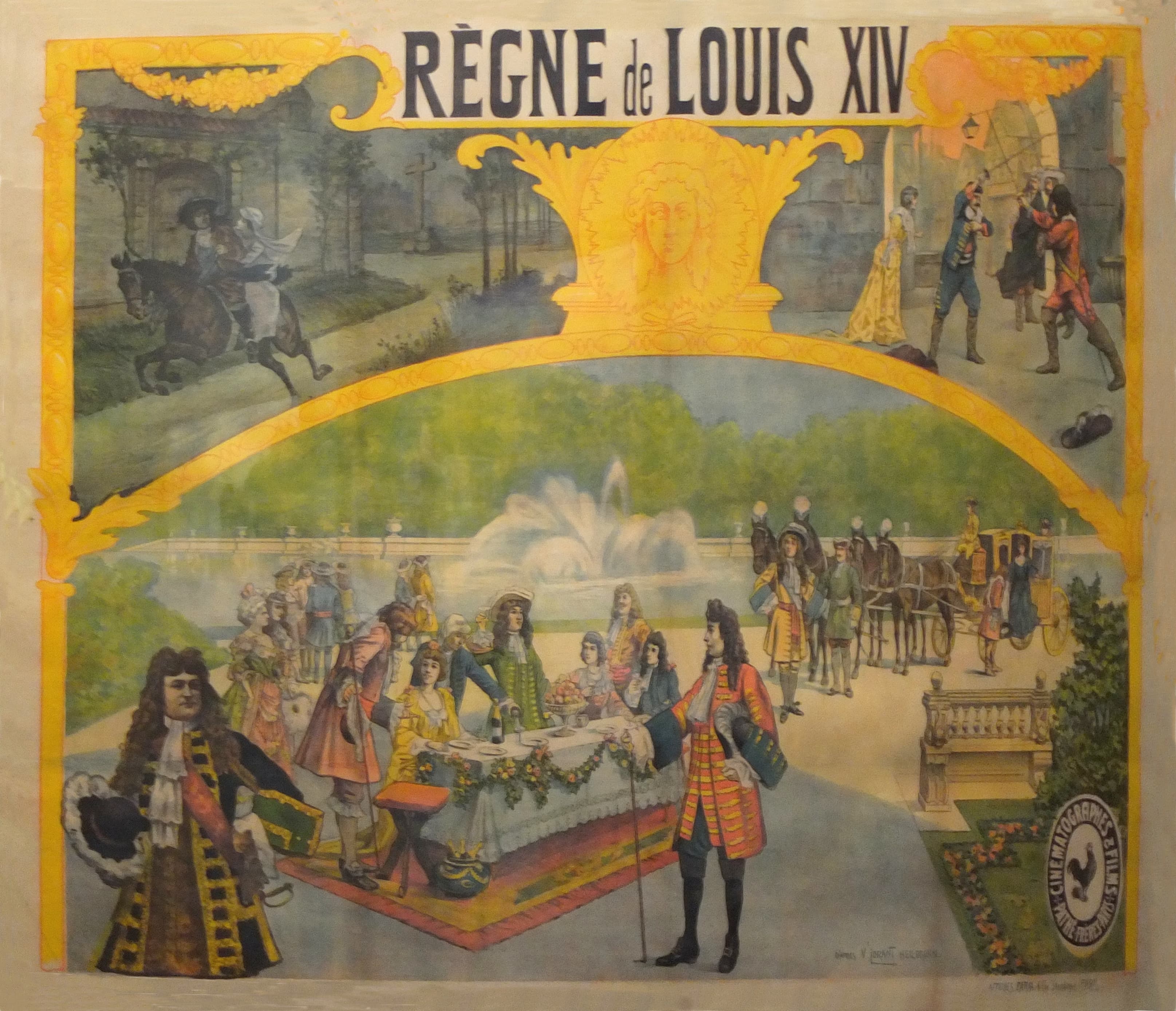 Le Règne de Louis XIV — poster for Le Règne de Louis XIV (1904)