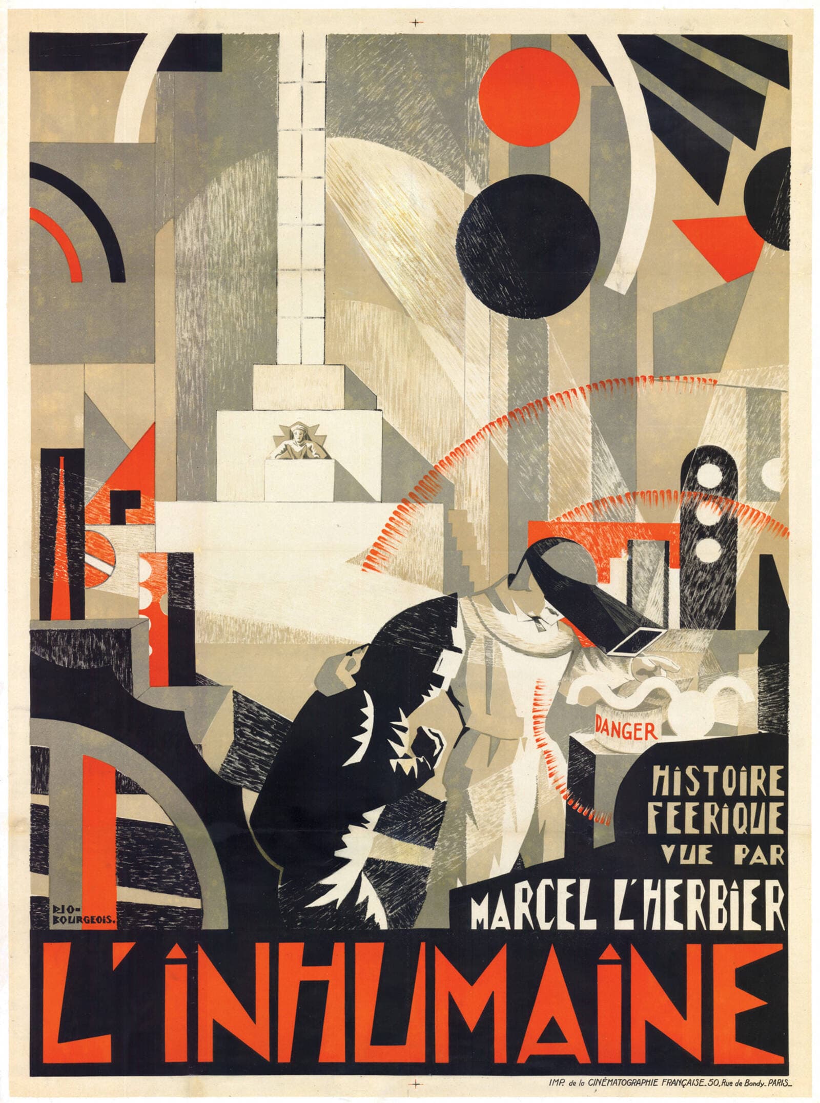 L'Inhumaine — poster for L'Inhumaine (1924)