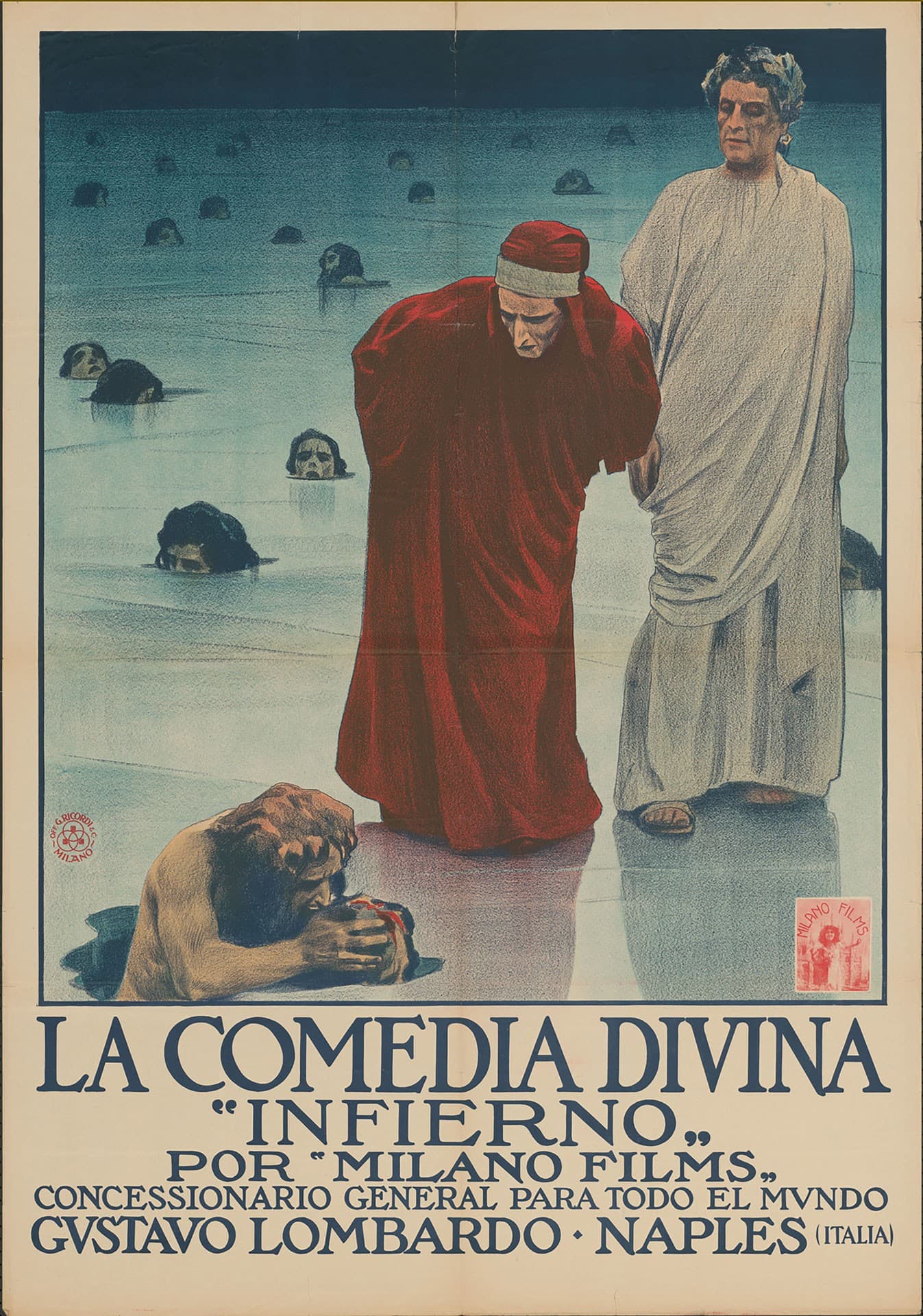 La Comedia Divina — Infierno — poster for L'Inferno (1911)