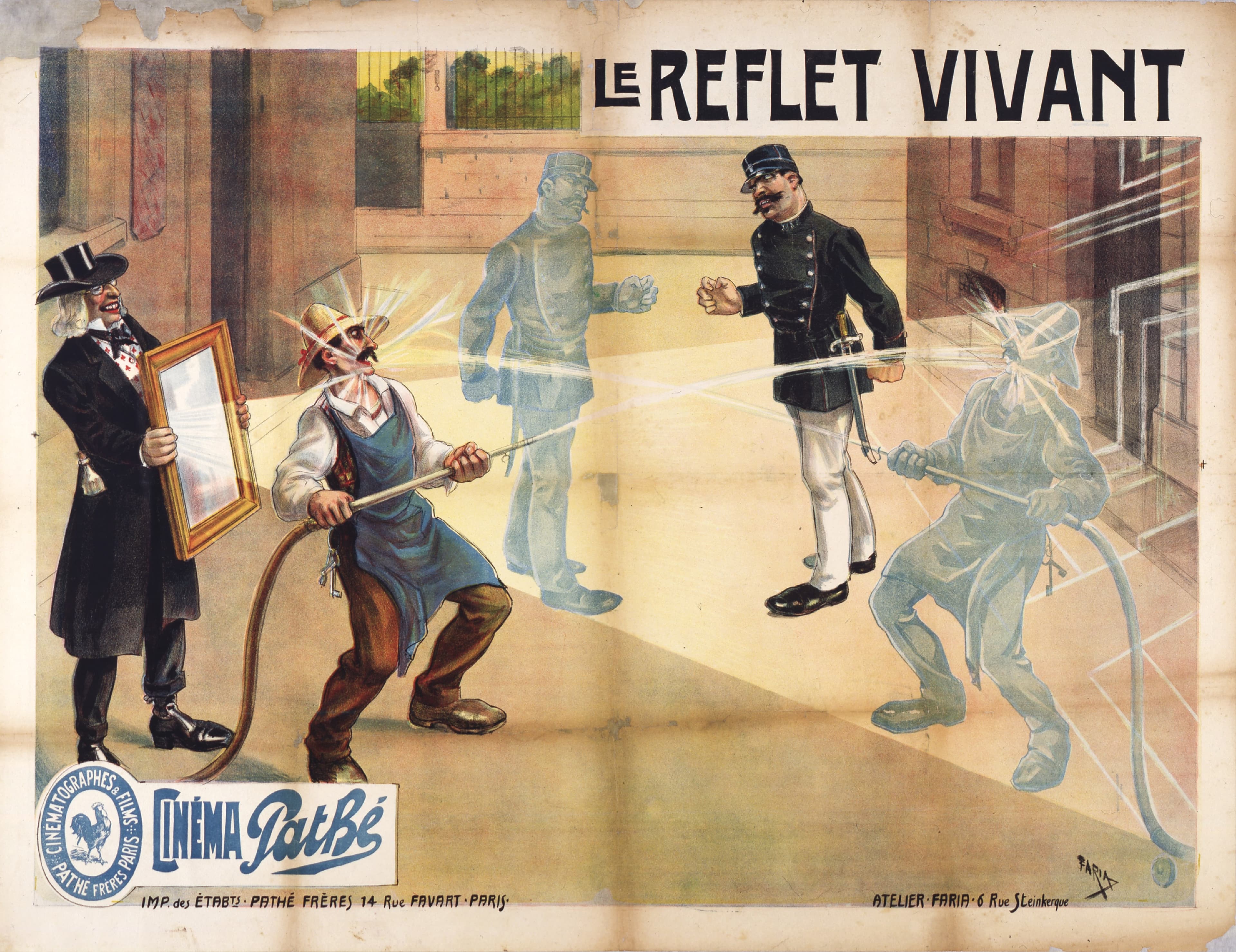 Le Reflet vivant — poster for Les Reflets vivants (1908)