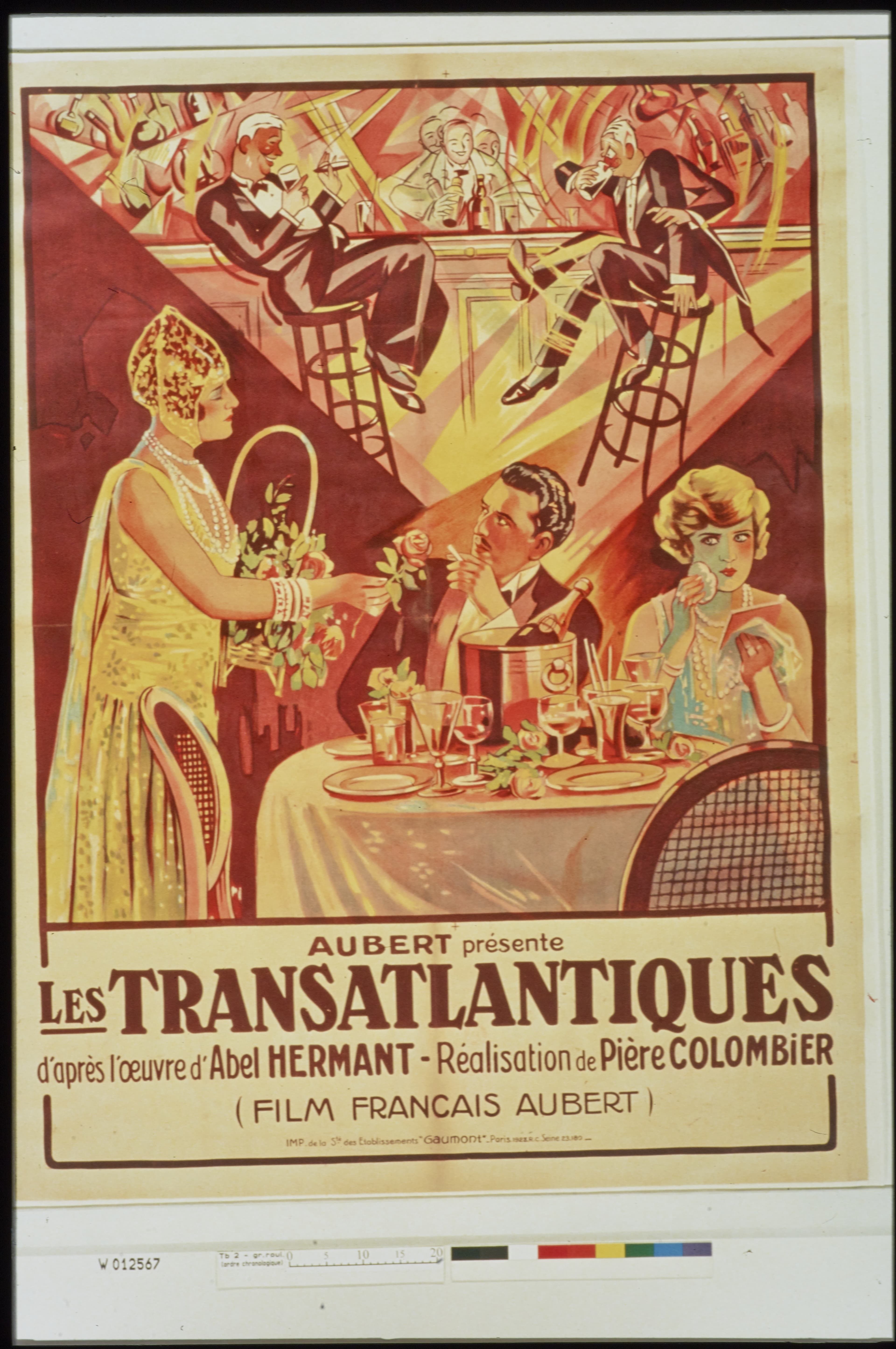 Les Transatlantiques — poster for Les Transatlantiques (1928)