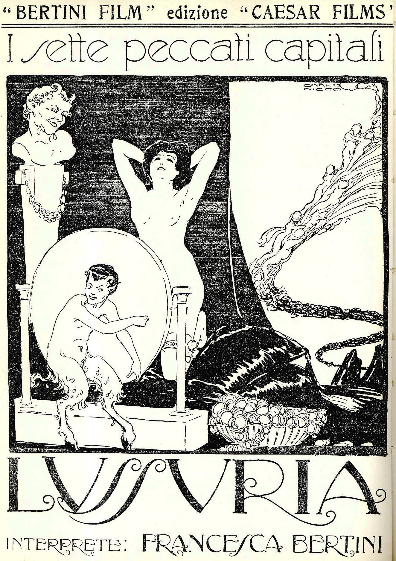 Lussuria — poster for Lussuria (1919)