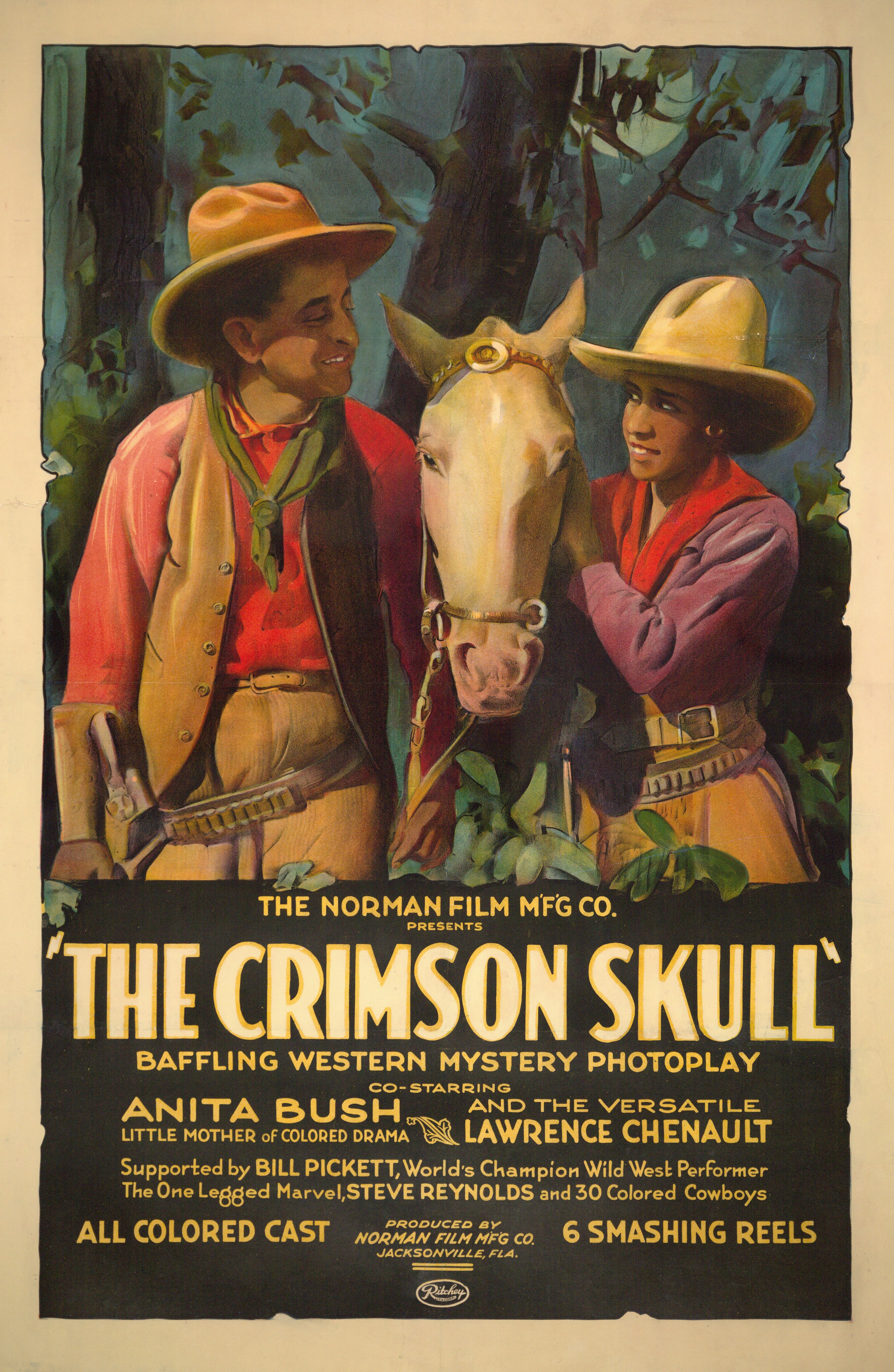 The Crimson Skull — poster for The Crimson Skull (1922)