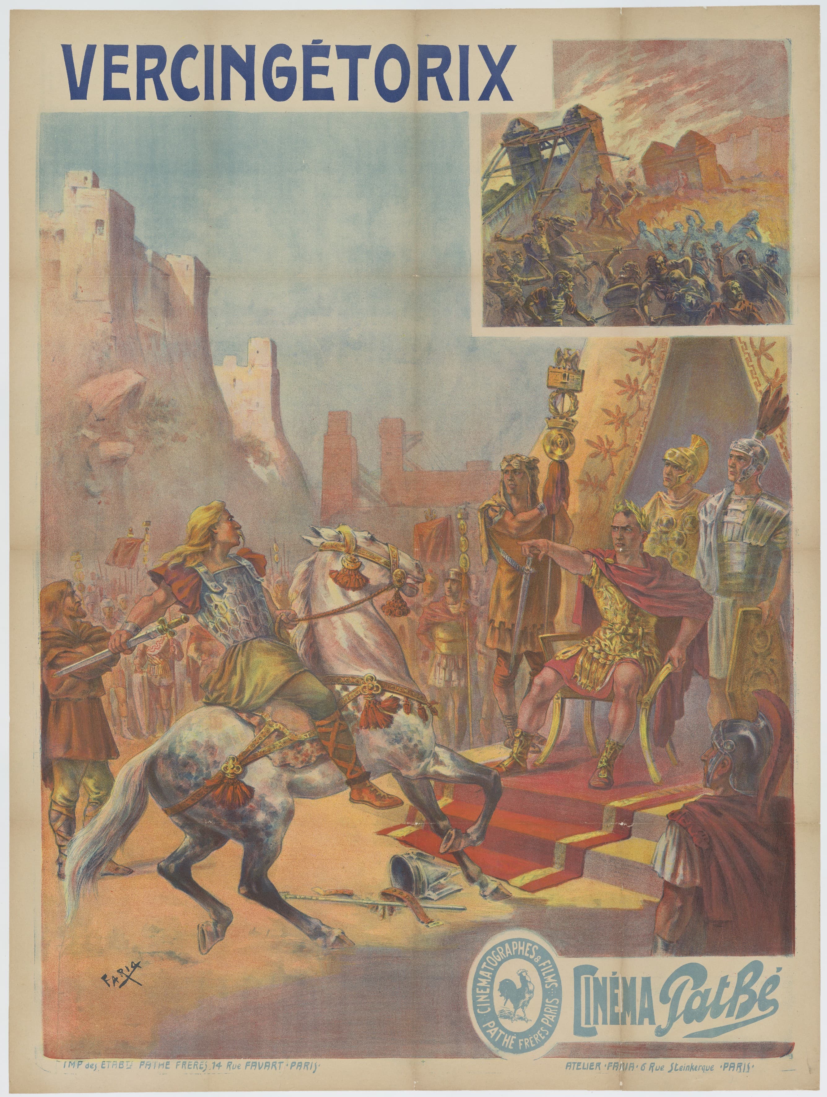 Vercingétorix — poster for Vercingétorix (1909)